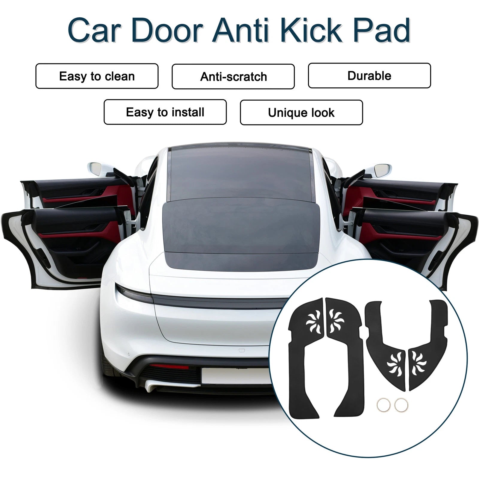 Set of 1 Car Door Anti Kick Pad Sticker Protector for Volkswagen Sagitar (2006–2011)