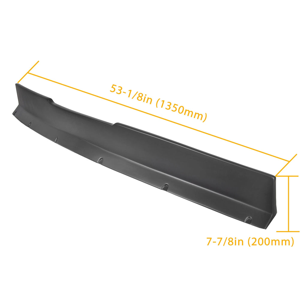 Rear Duckbill Trunk Spoiler for Chevrolet Camaro (2010–2013) Unpainted Black