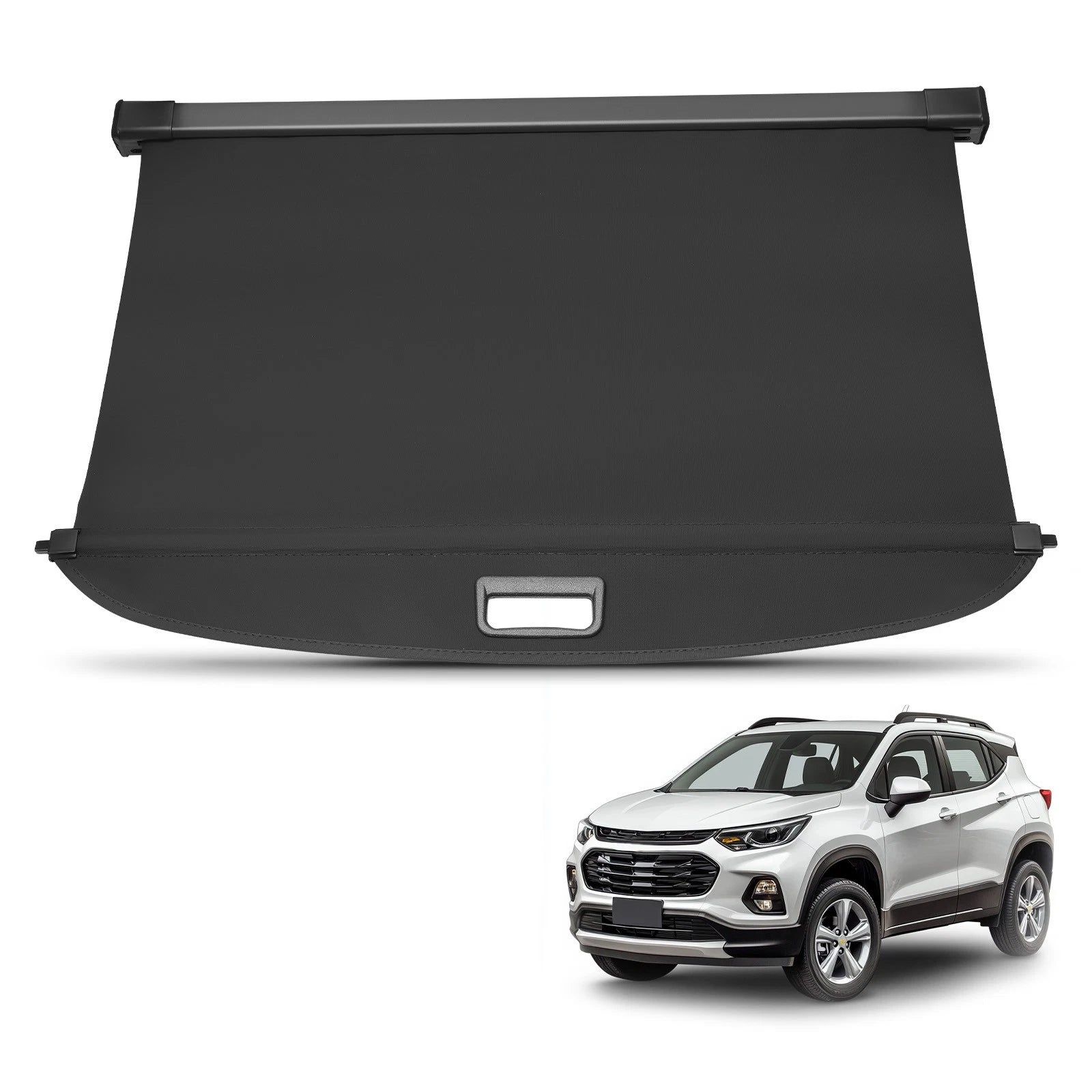 Black Cargo Cover for Chevrolet Trax (2024) Rear Luggage Shield Waterproof