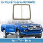 Front Row Headlight Trim Bezel for Toyota Tacoma (2016–2023) Light Brown