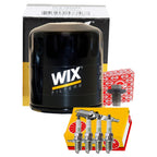 Wix Engine Oil Filter & NGK 4 V-Power Spark Plugs for Cirrus Neon Stratus (1995–2000)