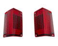 Tail Light Lamp Lenses Pair Right Side Replacement for Chevy El Camino (1968–1969)