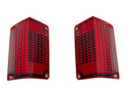 Tail Light Lamp Lenses Pair Right Side Replacement for Chevy El Camino (1968–1969)