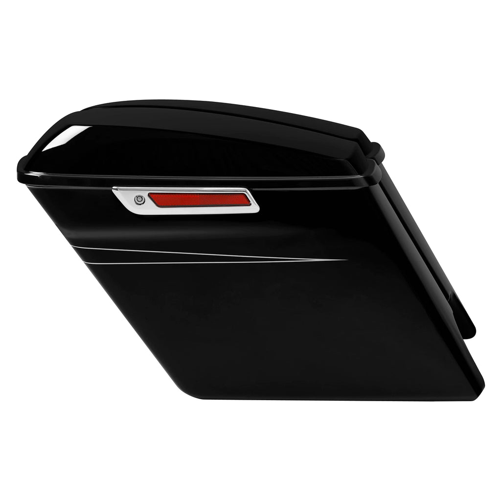 5" Stretched Saddlebags for Harley Electra Glide (2014–2023) Vivid Black