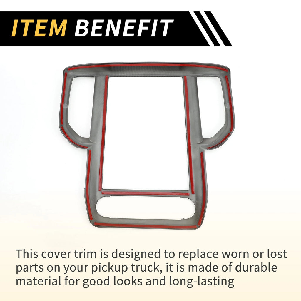 Carbon Fiber Pattern Dashboard Air Vent Trim for Ford Ranger (2023–2024)