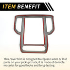 Carbon Fiber Pattern Dashboard Air Vent Trim for Ford Ranger (2023–2024)