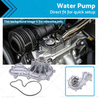 Water Pump for Volkswagen Touareg 7P, Audi Q7 (2011–2019) 4LB 3.0L