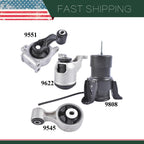 Set of 4 Engine Motor Torque Strut Mounts for Nissan Maxima Altima (2007–2012)