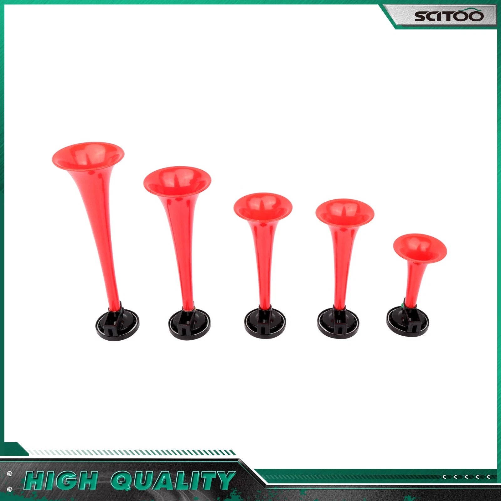 5 Trumpet Musical Air Horn for Car Truck Train
