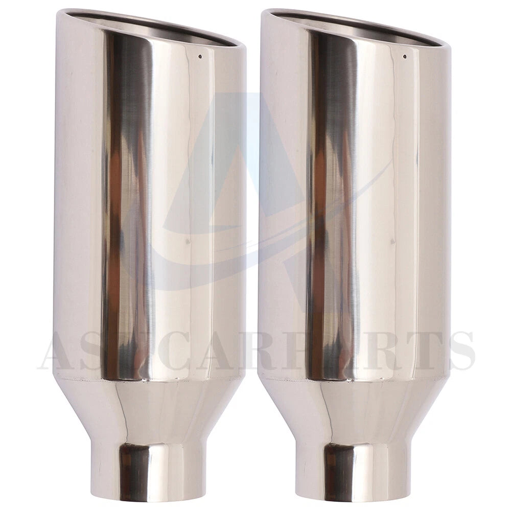4" Inlet 7" Outlet 18" Length Diesel Exhaust Pipe for