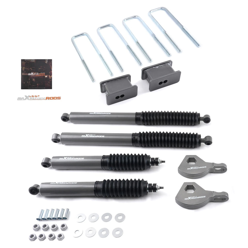 3" Lift Kit for Dodge Dakota 4X4 (1997–2004) Shocks Blocks Keys