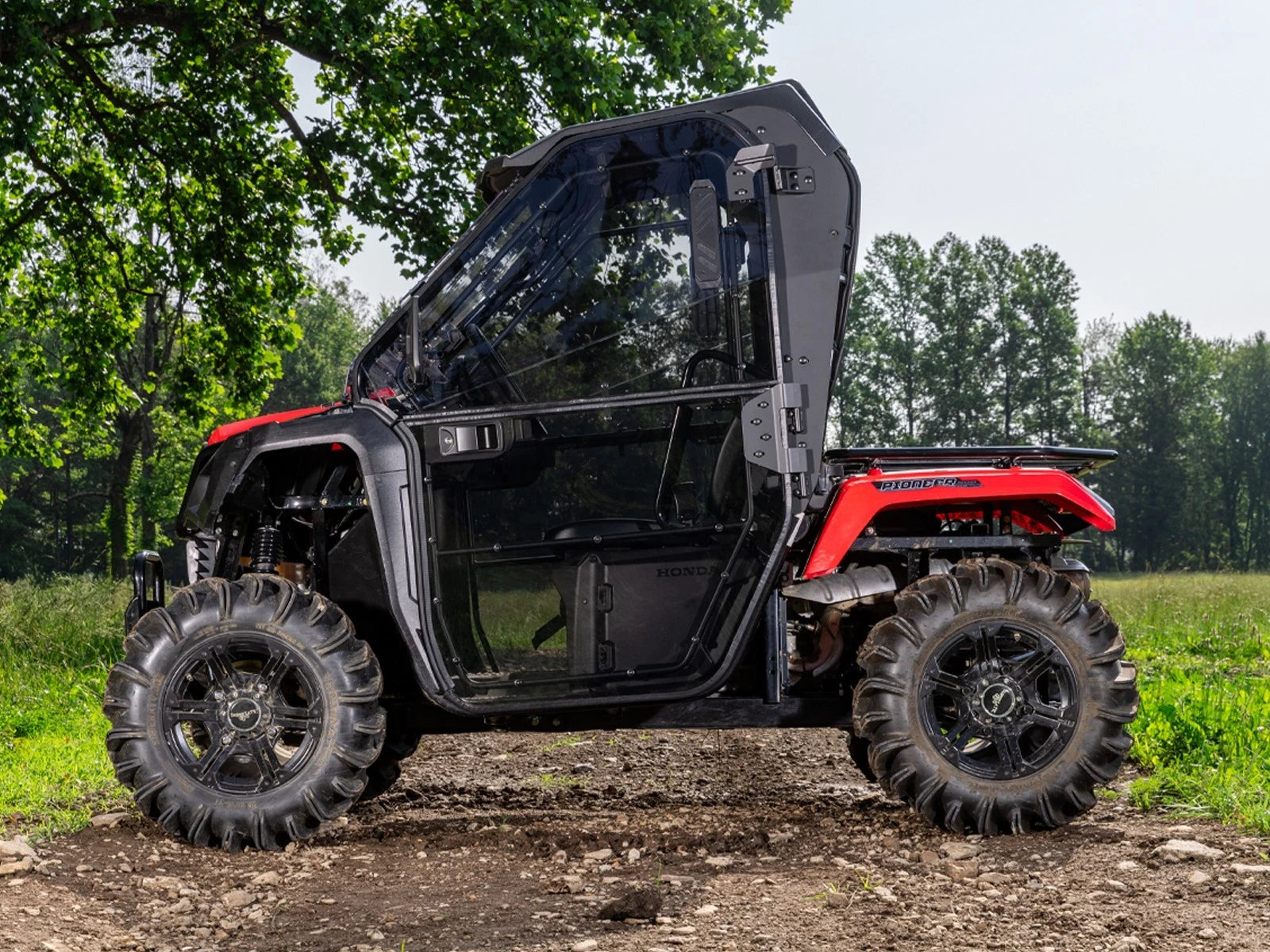 SuperATV Convertible Cab Enclosure Doors for Honda Pioneer 520 (2021–2023)