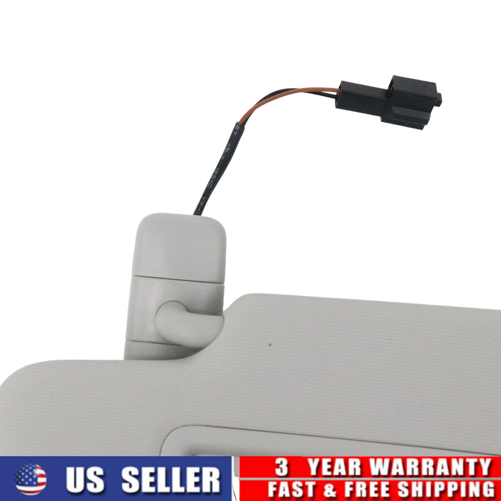 Set of 2 Grey Sun Visor Panels for VW Golf 7, Jetta MK7, Passat B8, T-Cross