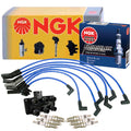 Set of 6 NGK Iridium IX Spark Plugs & Ignition Coil Wires for Ford Mazda 3.0 V6