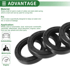 Set of 5 Oil Seal Rotary Shaft Seal NBR Rubber 38x55x10mm