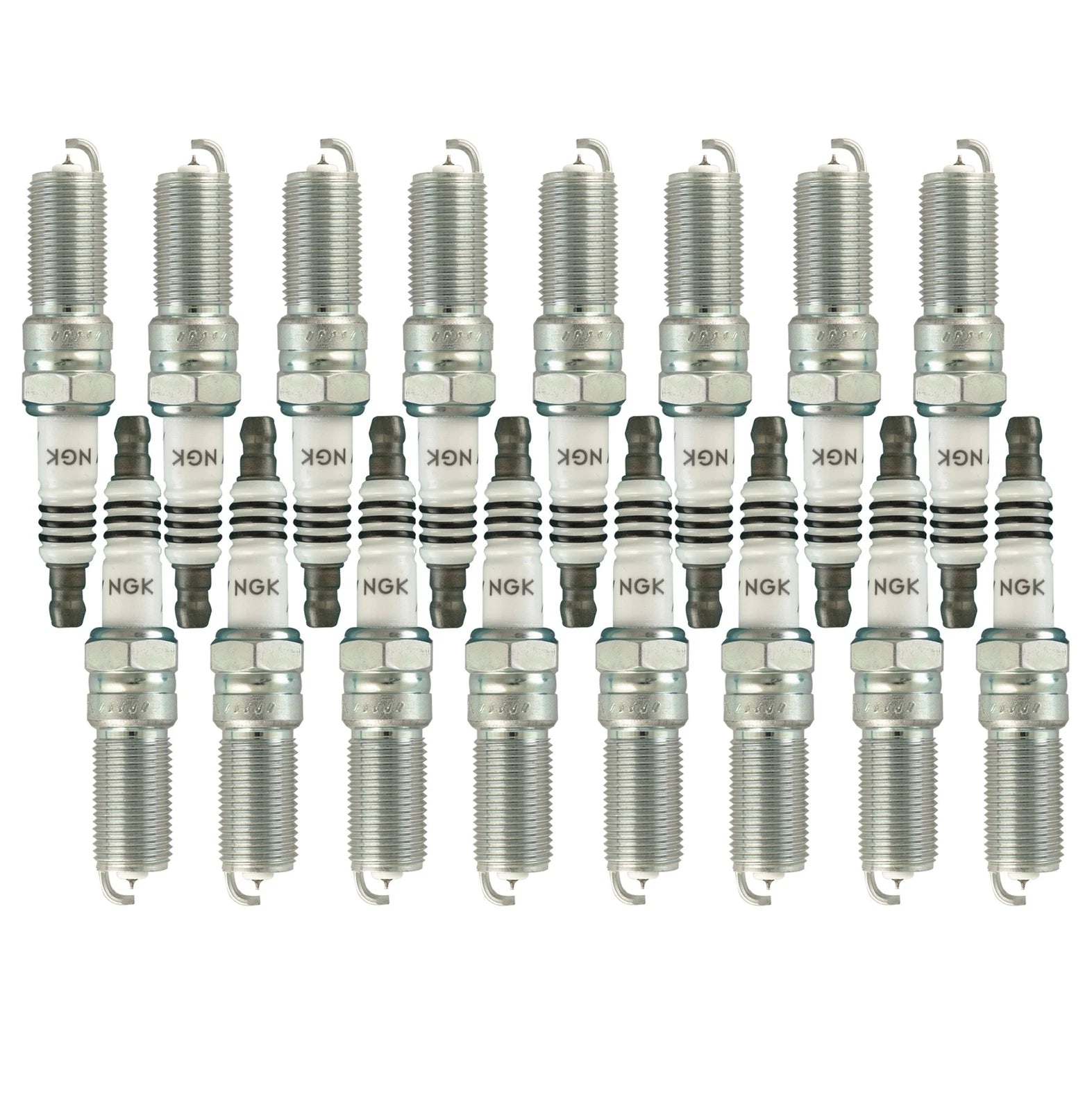 Set of 16 NGK Iridium IX Spark Plugs 6509 for Ford F-350 SD F-150 (2004–2023)