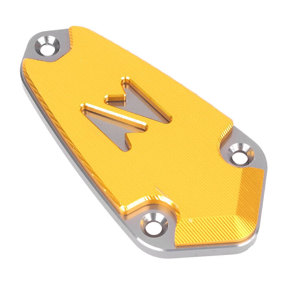 Gold Front Brake Fluid Reservoir Cover for Kawasaki Z1000 (2010–2017)