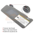 Driver Left Sun Visor for Toyota Tacoma (2005–2015) Med Gray with Extension