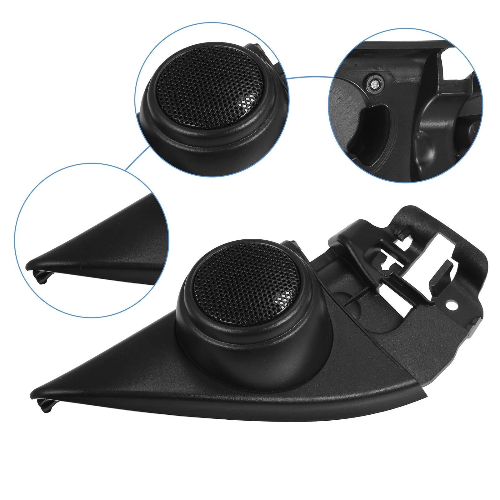 1 Pair Tweeter Speaker Panel Cover Trim for Volkswagen Jetta (2013–2019)