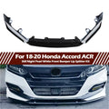 Front Bumper Lip Kit Splitter for Honda Accord (2018–2020) - Painted White Pearl