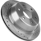 Set of 2 Cross-Drilled Slotted Disc Brakes for GMC Yukon XL 1500 (2000–2002)