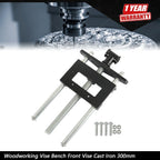 9" Cast Iron Woodworking Bench Vise for Workbench