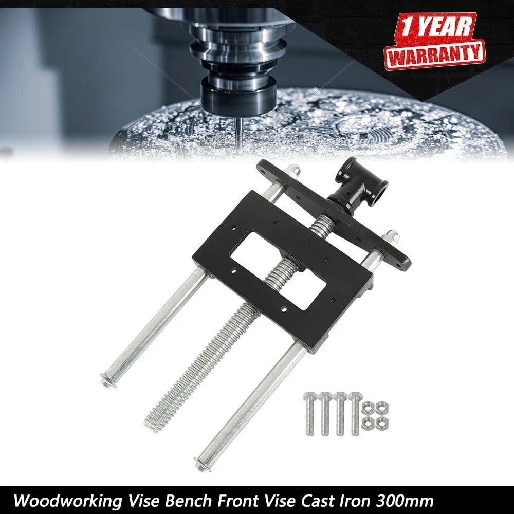9" Cast Iron Woodworking Bench Vise for Workbench