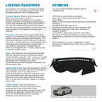 Non-Slip DashMat Carpet Cover for Hyundai Sonata (2011-2014)