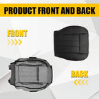 Driver Bottom Seat Cover for Dodge Grand Caravan (2008–2020) Black Red Seam