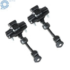 Set of 2 Door Check Arms for Ford F-150 (2009–2014) Black