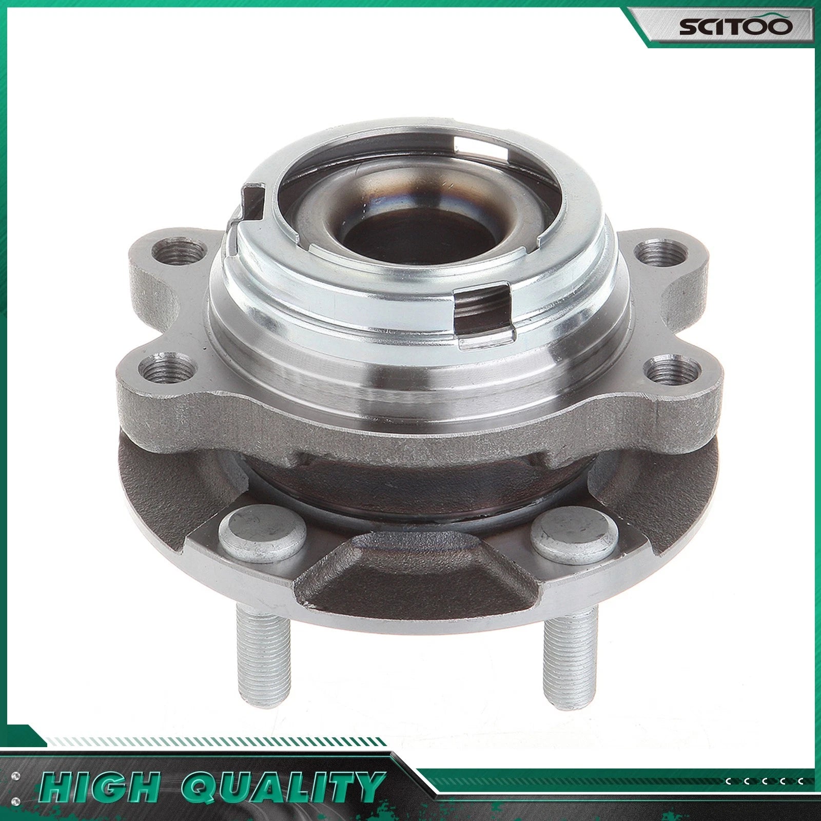 2X Front Wheel Hub Bearing Assembly for Nissan Altima (2007–2013) 5 Lug