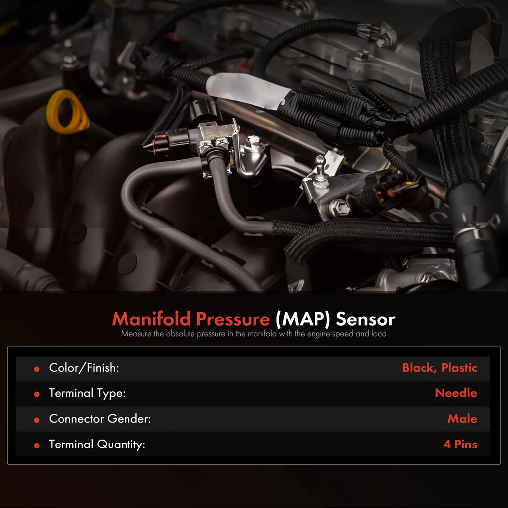 Manifold Absolute Air Pressure Map Sensor for Mitsubishi Lancer (2002–2007) MN143855