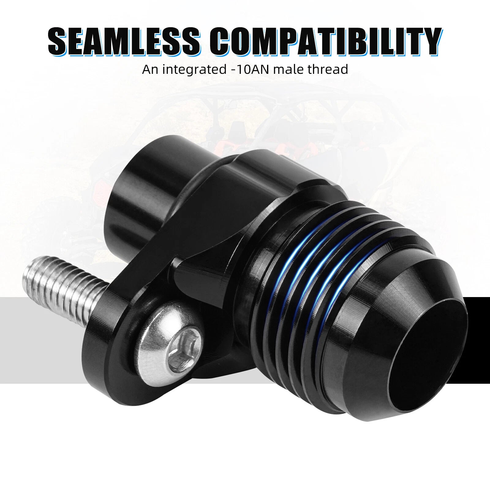 Aluminium Valve Cover Breather Fitting Connector for Can-Am Maverick X3 (2017–2023)