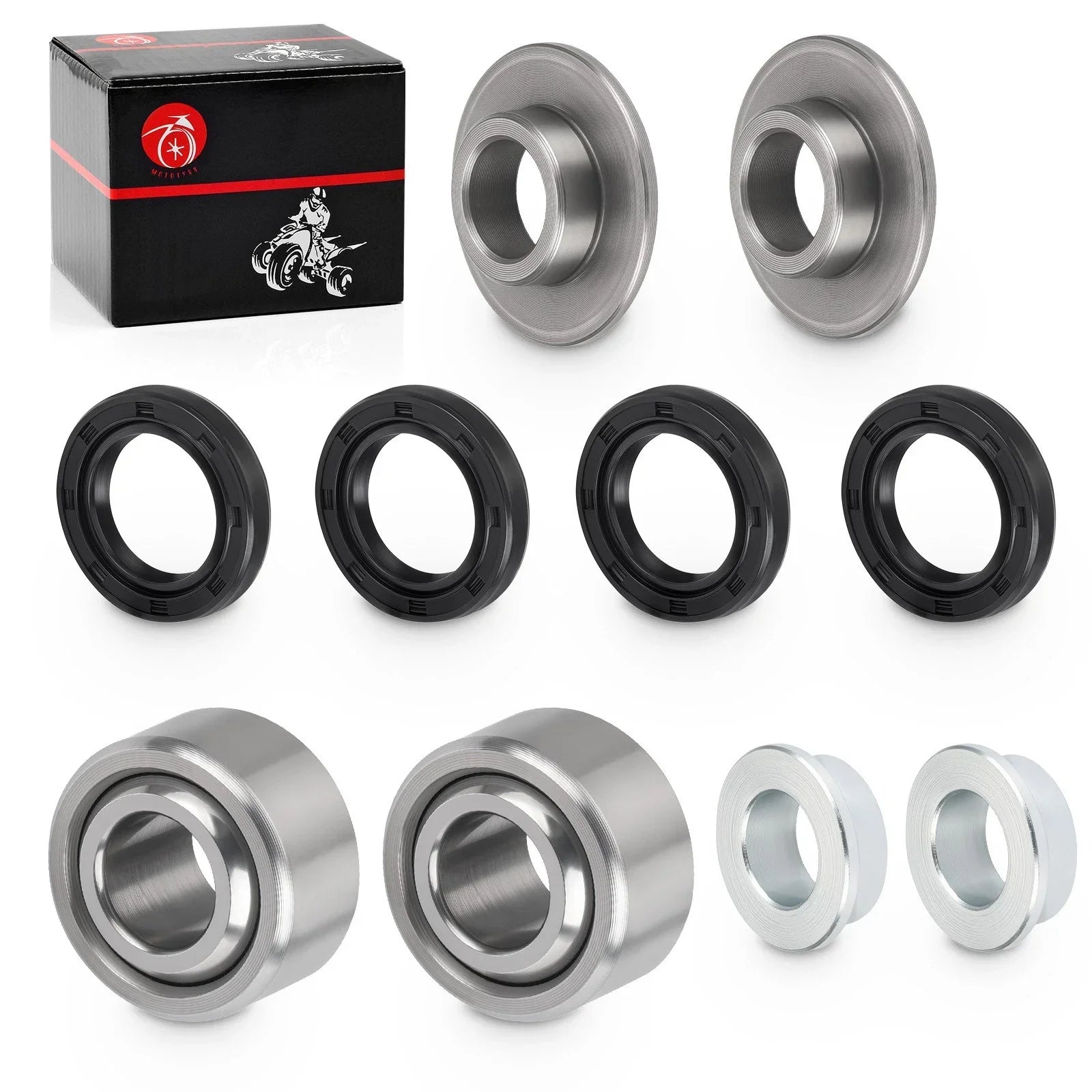Rear Shock Bearing Seal Rebuild Kit for Yamaha IT200 / TT350 (1984–1987)