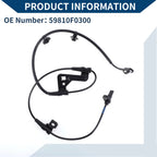 ABS Wheel Speed Sensor No. 59810F0300 for Hyundai Elantra (2017–2020)