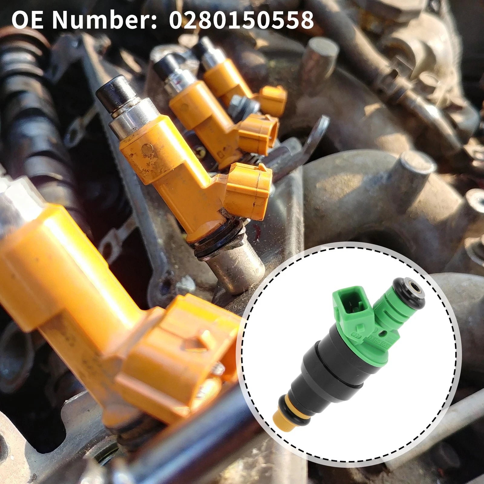 1Pc Fuel Injector No.0280150558 for Ford Lightning (1999–2004)