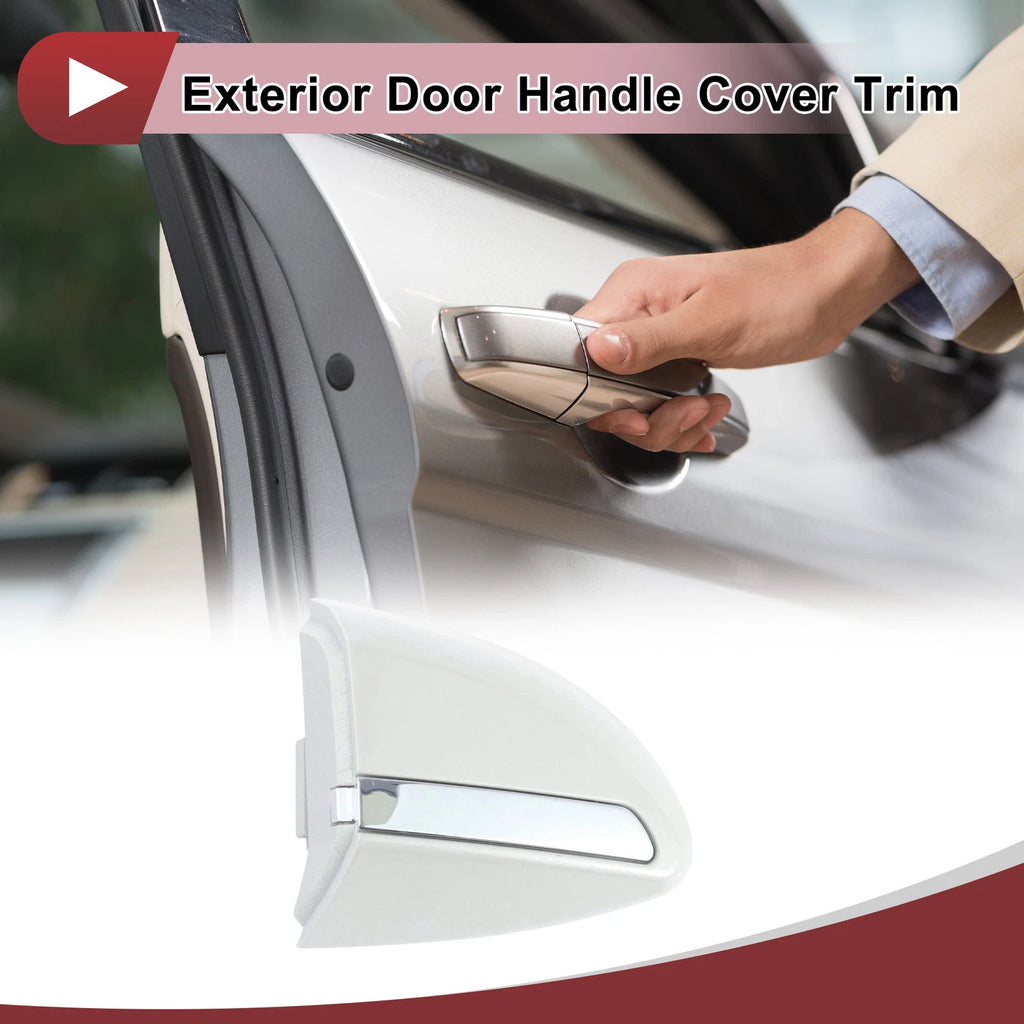 Exterior Door Handle Cover Trim for Toyota Corolla (2014–2018) Pearl White