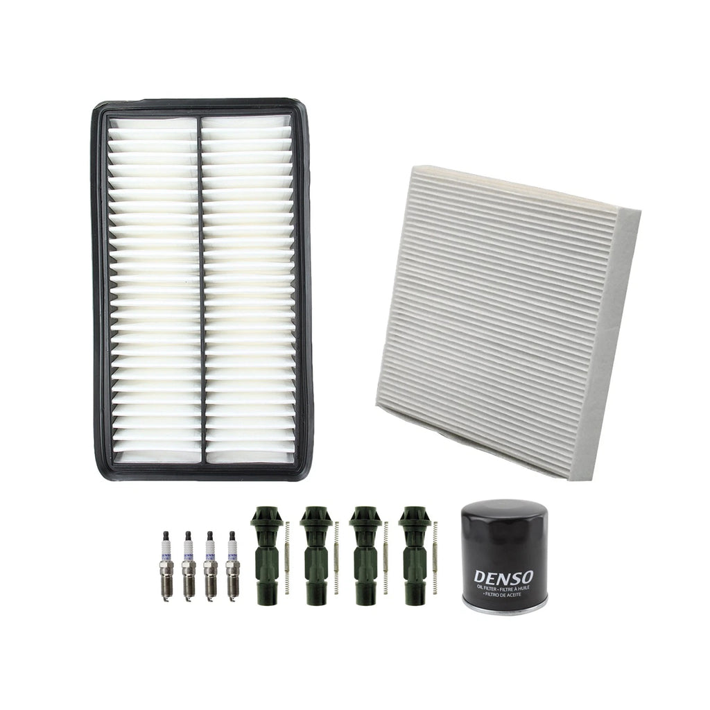 Denso Tune Up Kit & NGK Spark Plug Boot Kit for Mazda CX-7 (2010–2012)