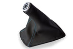 Leather Manual Shift Boot Cover for Toyota Celica (2000–2005) Blue Stitch