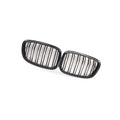 Gloss Black Double Line Grille for BMW 5 Series F07 GT (2010–2016)