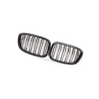 Gloss Black Double Line Grille for BMW 5 Series F07 GT (2010–2016)