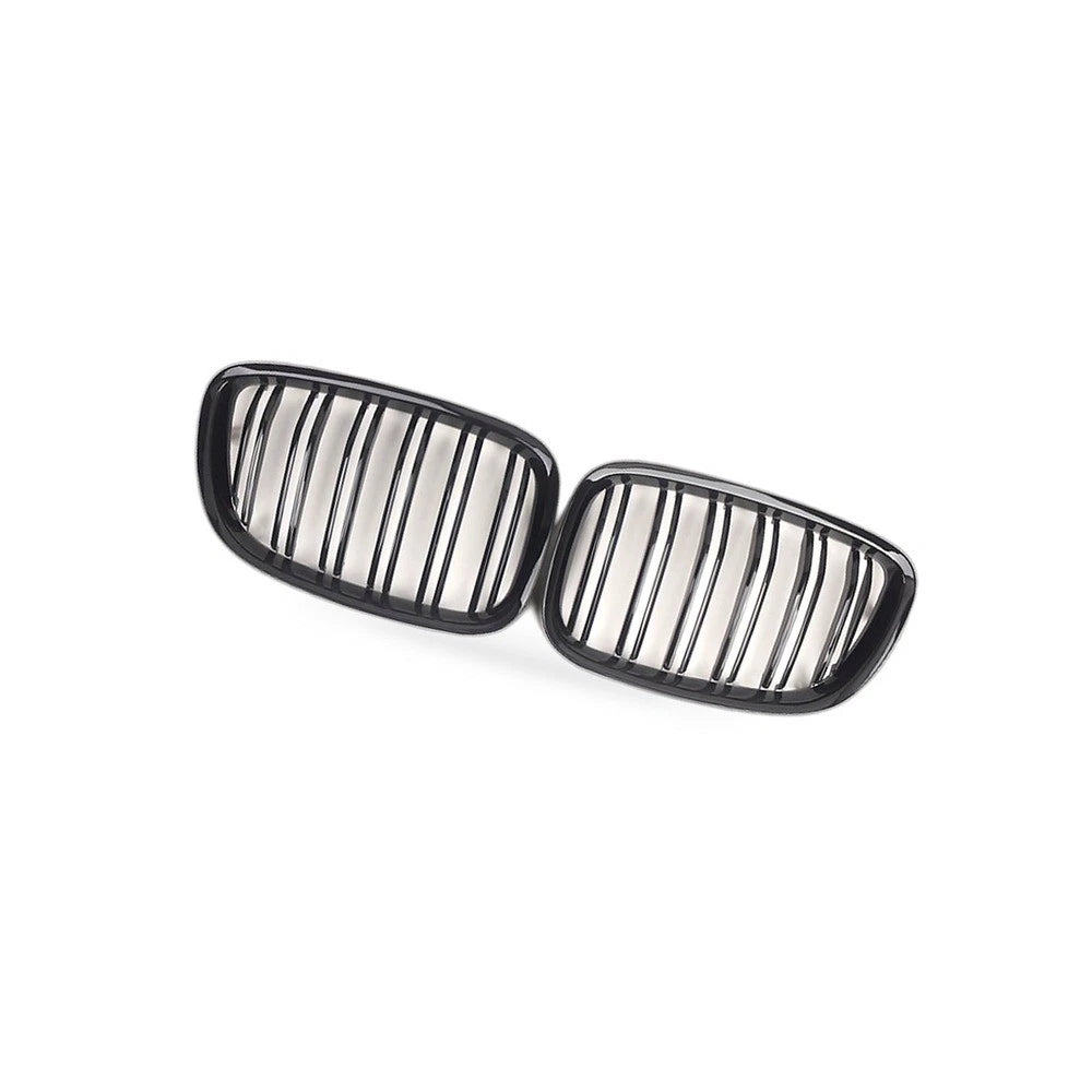 Gloss Black Double Line Grille for BMW 5 Series F07 GT (2010–2016)
