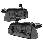 Headlight Lamps for Dodge Charger (2006–2010) Smoked Housing Clear Lens