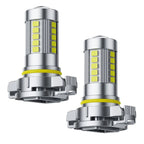 Set of 2 AUXITO 2504 5202 LED Fog Light Bulbs 6500K White 6G26 CANBUS