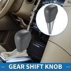 Automatic Gear Shifter Knob for Toyota Camry (2007–2014) - Gray Plastic Faux Leather