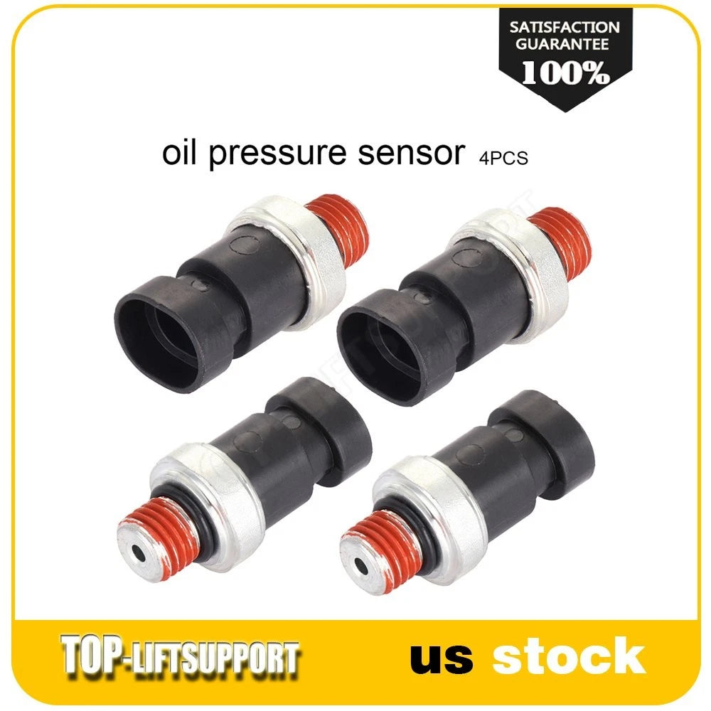 Set of 4 Oil Pressure Sender Sensors for GMC Canyon Envoy Terrain H3