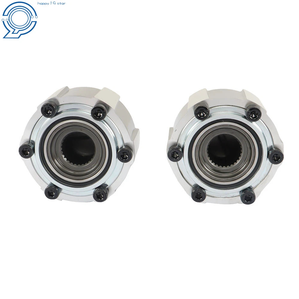 2X Manual Locking Hubs for Nissan D21 (1986–1997) - 28 Spline 40250-2S610