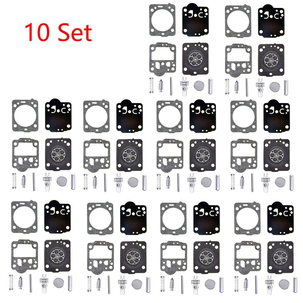 Set of 10 Carburetor Repair Kits for Jonsered CS2234 CS2238 Zama RB-149
