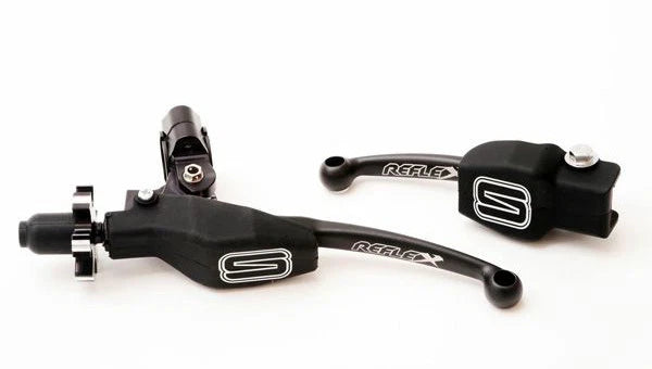 Reflex Brake & Pro Clutch Levers Kit Black for Honda TRX 250R 400EX 400X (All Years)