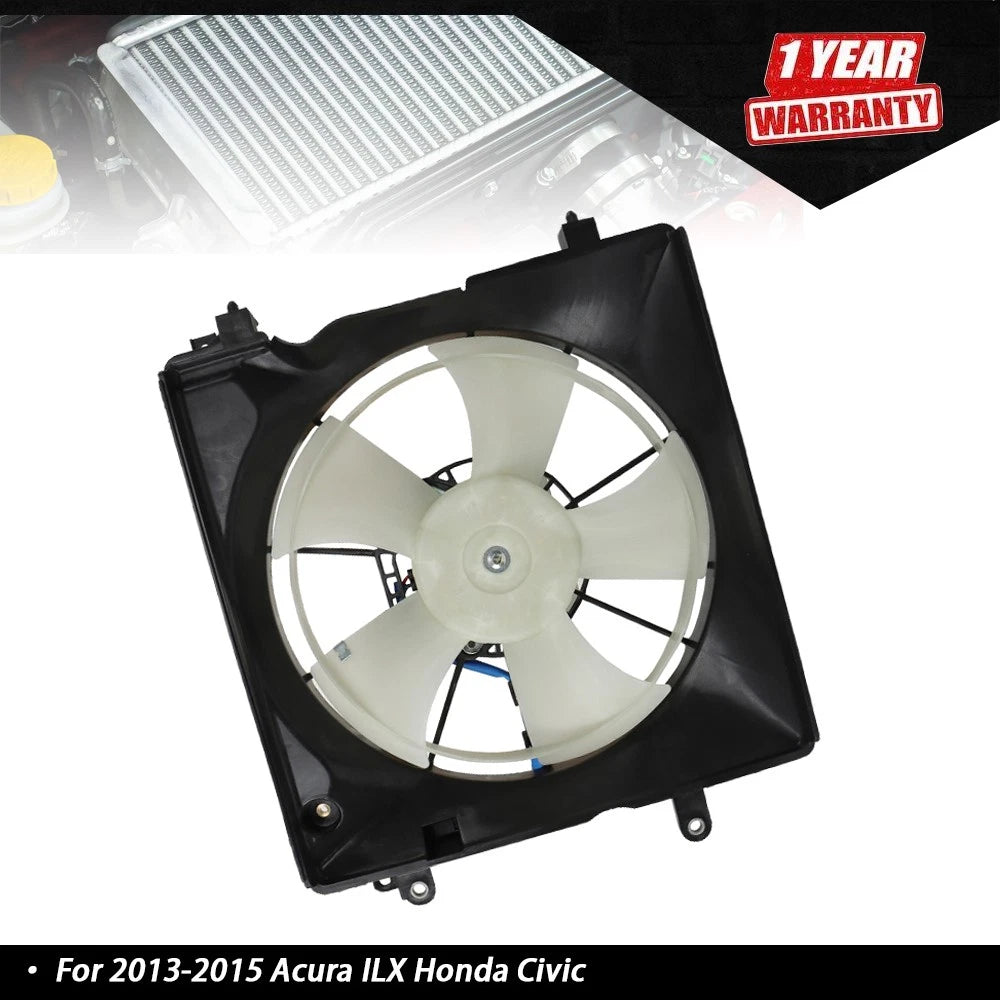 Driver Side Radiator Cooling Fan for Honda Civic (2012–2013)